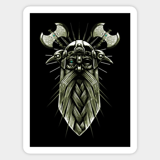 Odin Sticker by Artizan